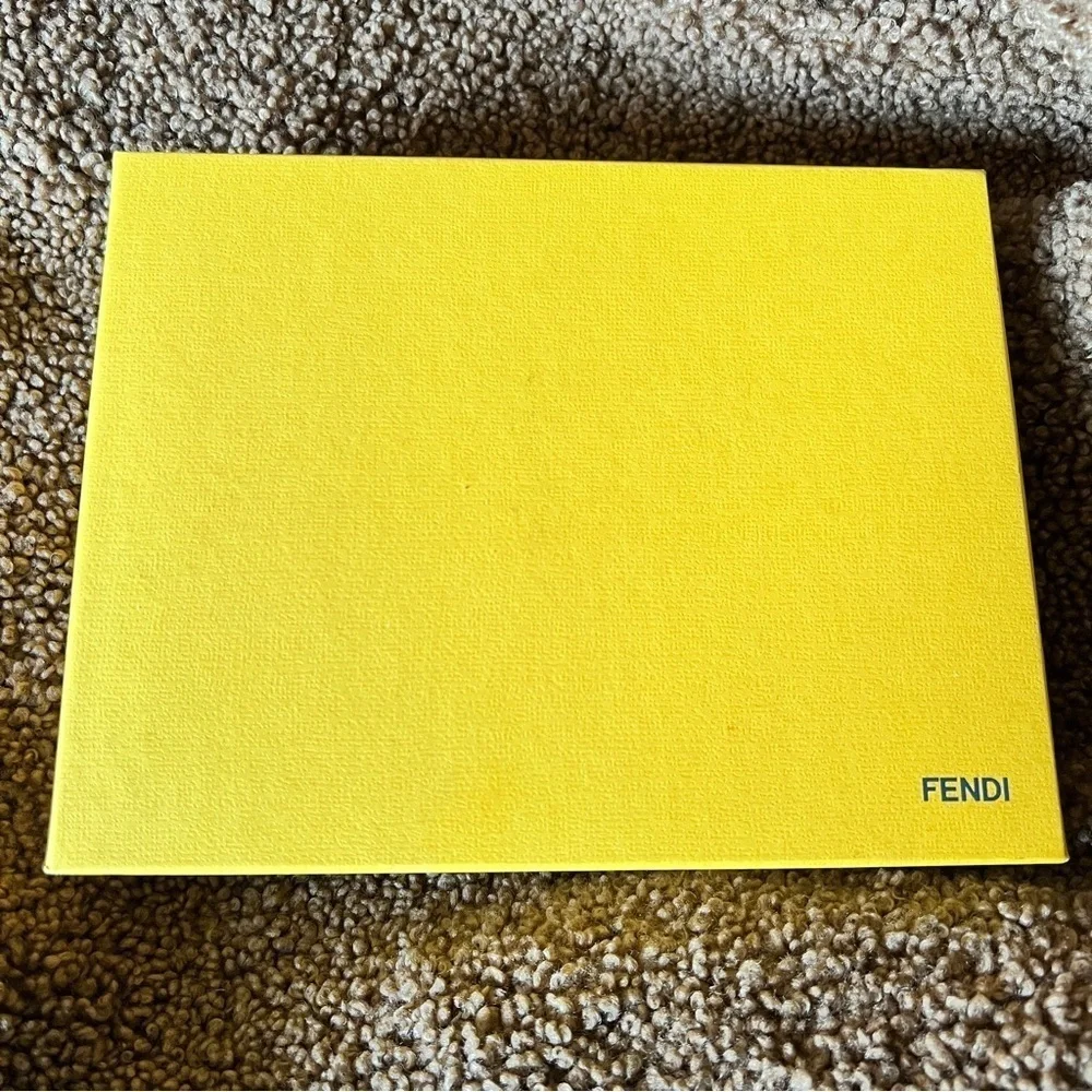 FENDI Empty Gift Box 9 x 7 2 Piece Cover and Bottom Box